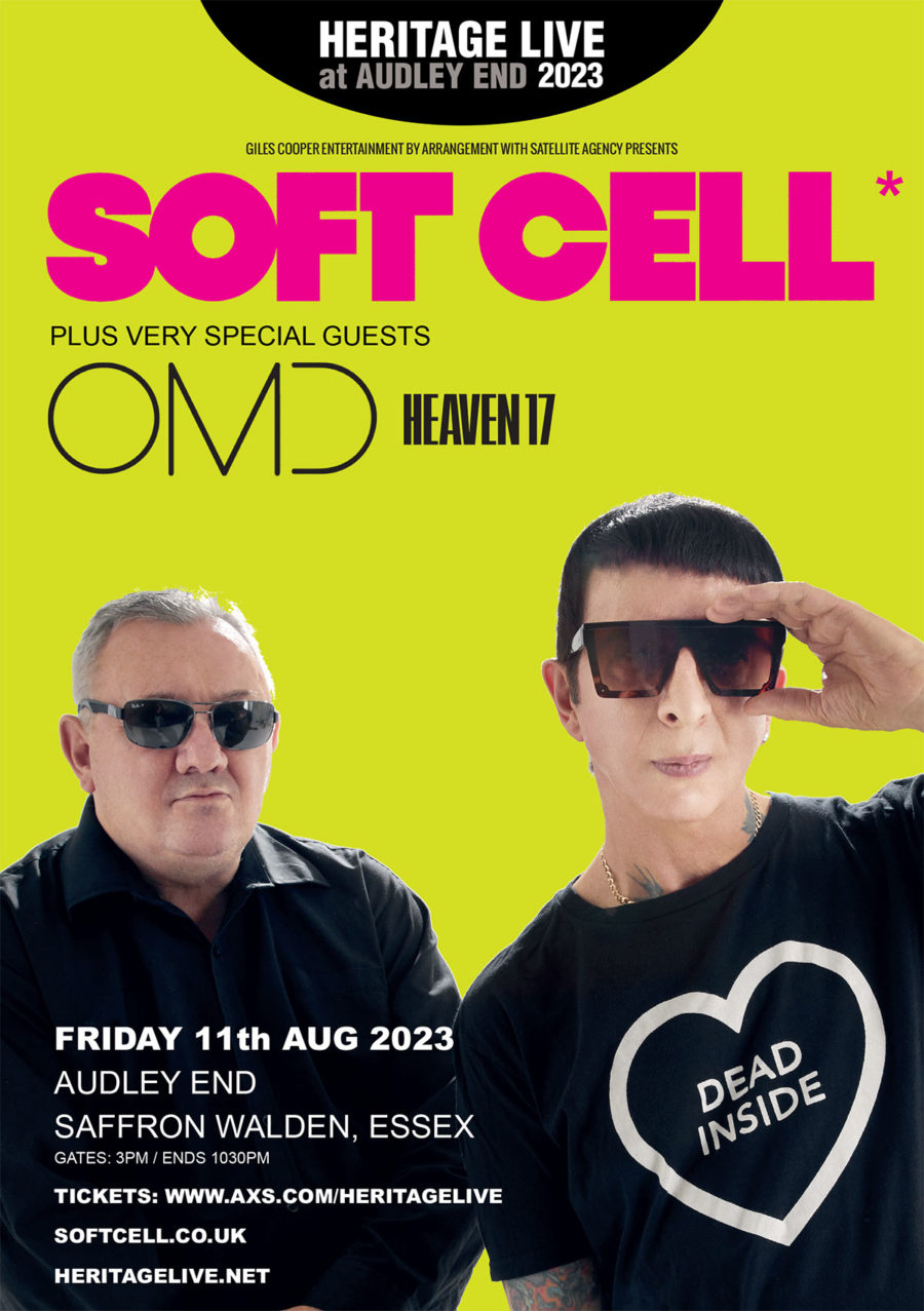 Soft Cell Heritage Live Poster